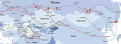Основные точки подгрузки Транссиба транзитом