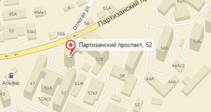 office on the map